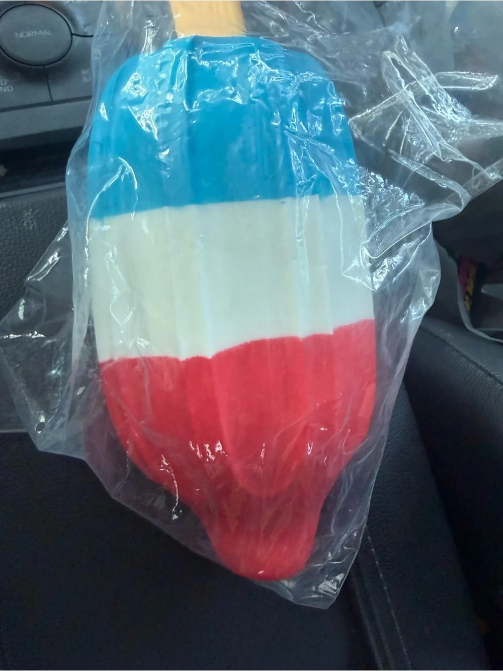 Squish Popsicle Sensory Toy - Red, White & Blue